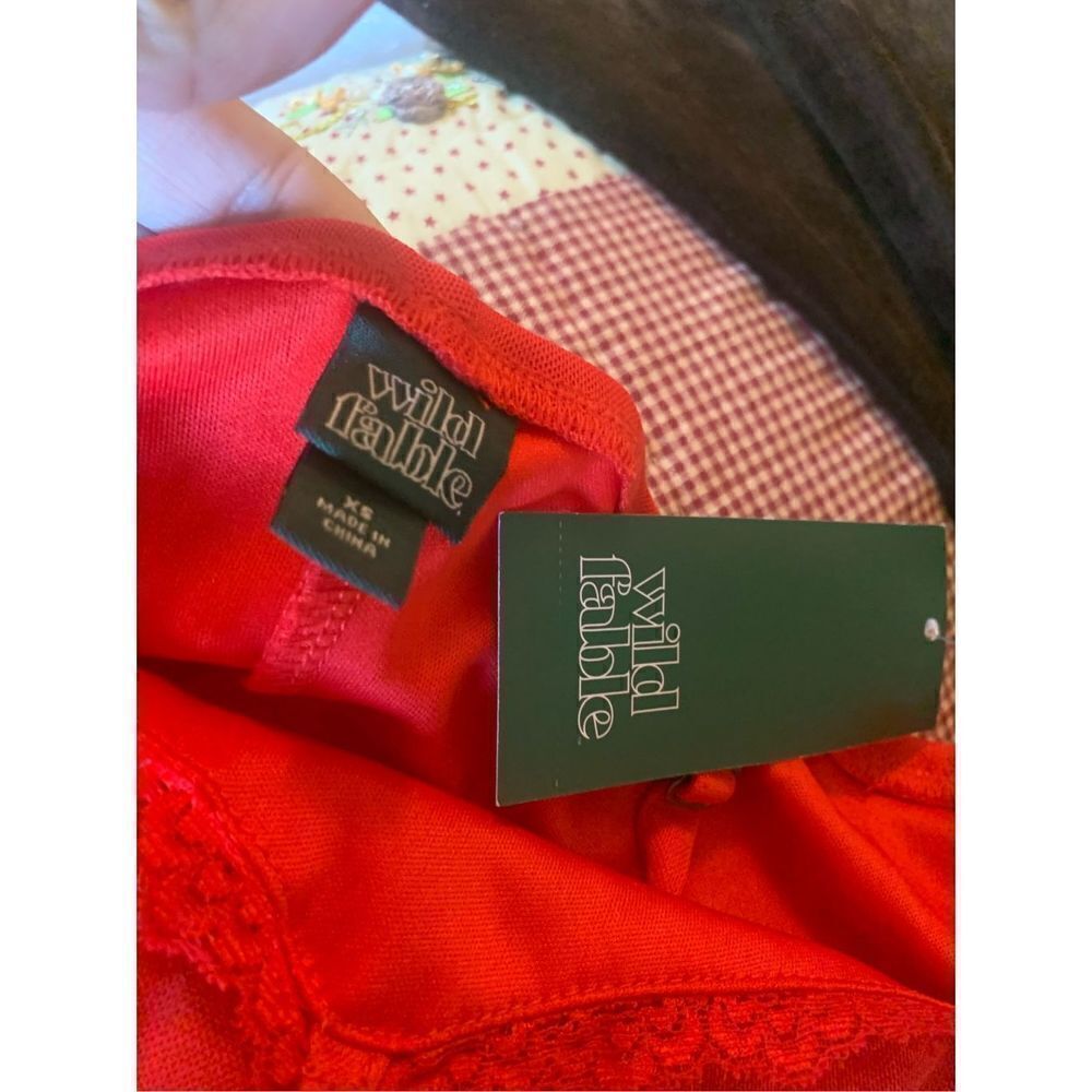 ❤️ Wild Fable Red Dress NWT - Picture 2 of 10